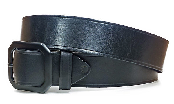 1.5" Leather Belt - Black Buckle