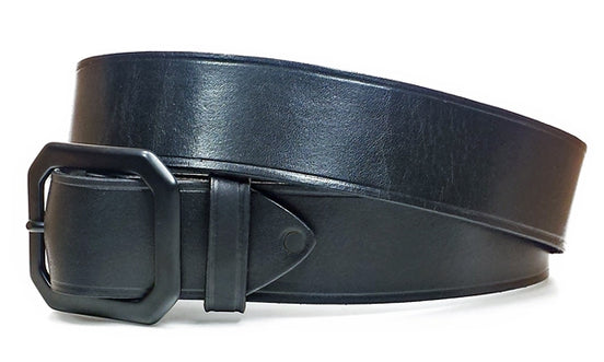 1.5" Leather Belt - Black Buckle