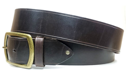 1.5" Leather Belt - Brown