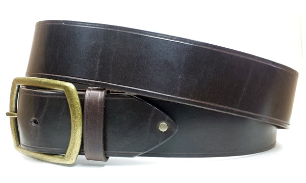 1.5" Leather Belt - Brown
