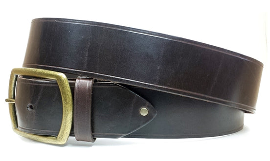 1.5" Leather Belt - Brown