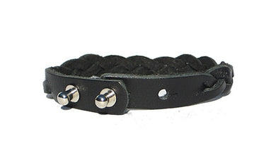 Leather Braid Bracelet - Size Small - 3 Pack