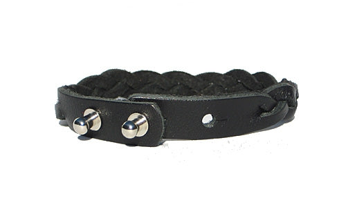 Leather Braid Bracelet - Size Small - 3 Pack