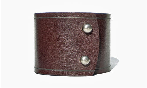 2" Wide Leather Cuff / Brown