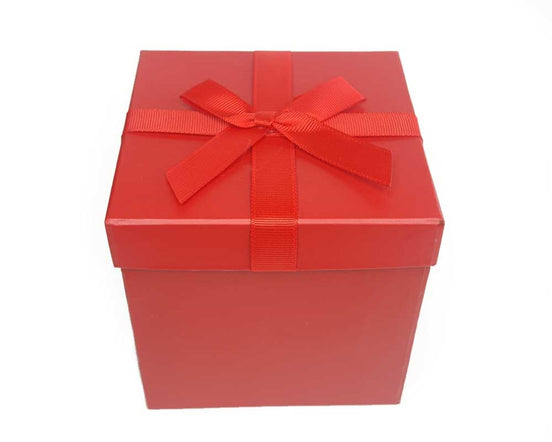 LARGE Red Gift Box With Black Gift Tin