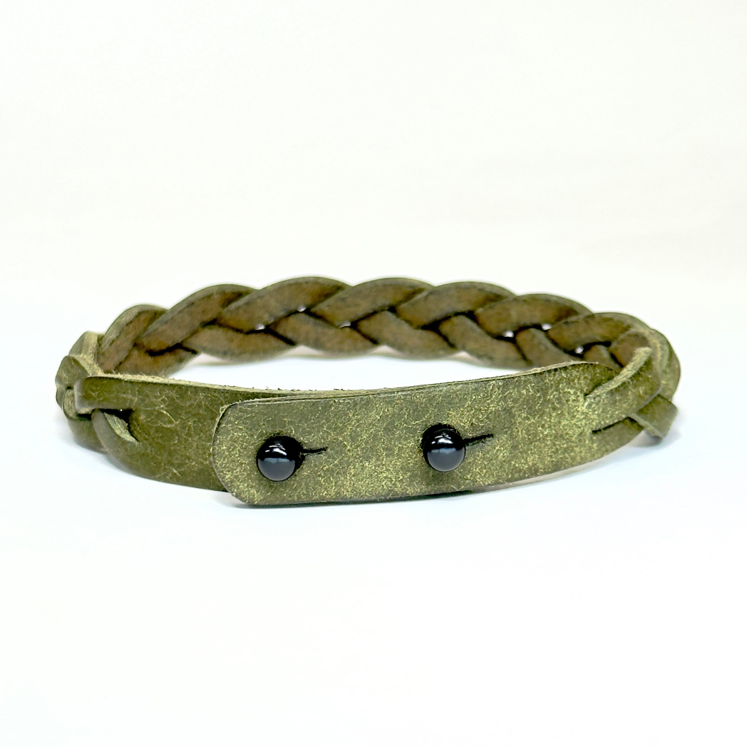 Premium Leather Braid Bracelet
