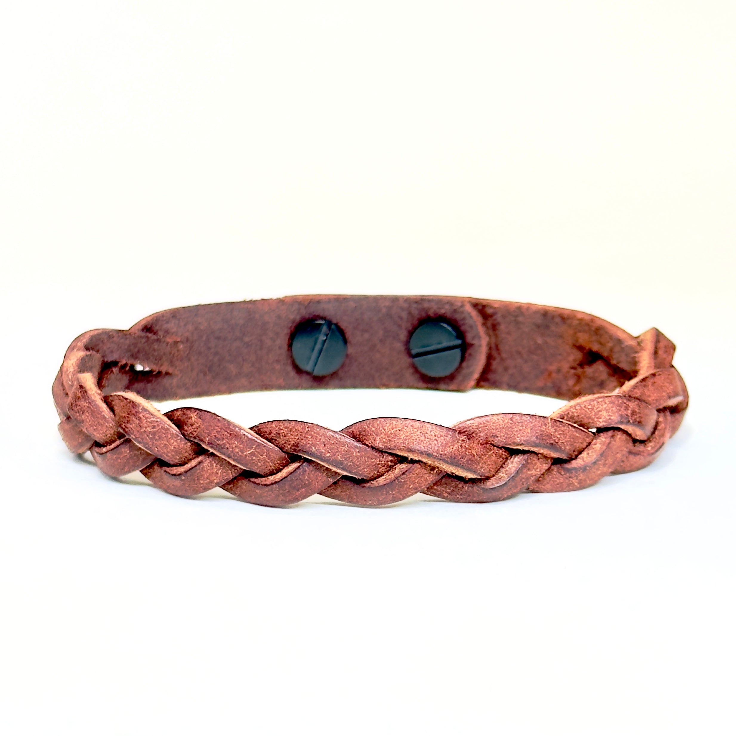 Premium Leather Braid Bracelet