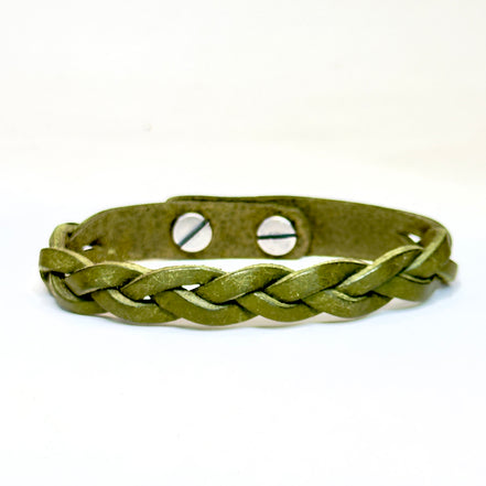 Premium Leather Braid Bracelet