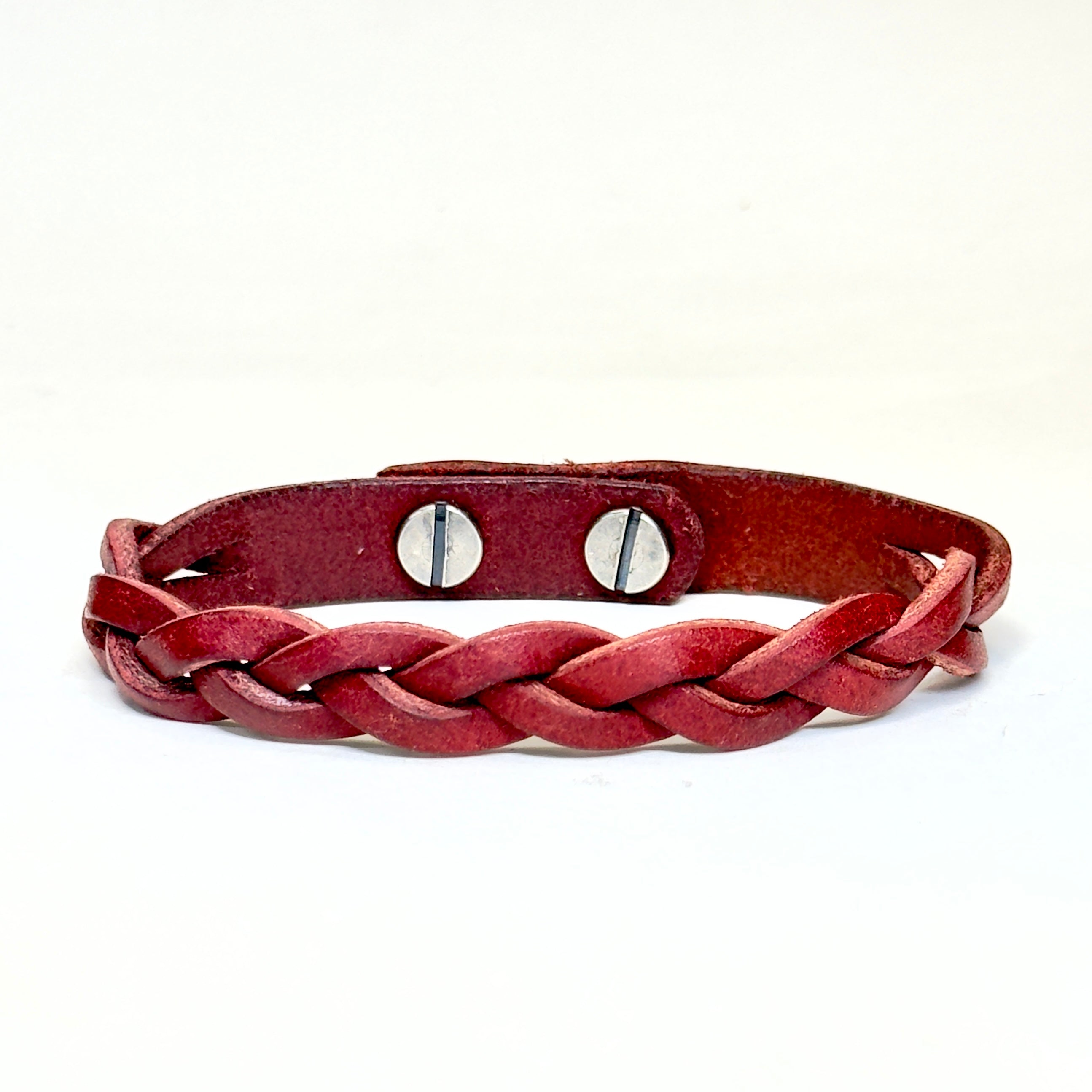 Premium Leather Braid Bracelet
