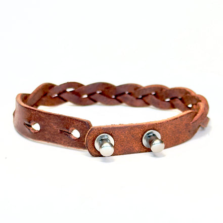 Premium Leather Braid Bracelet