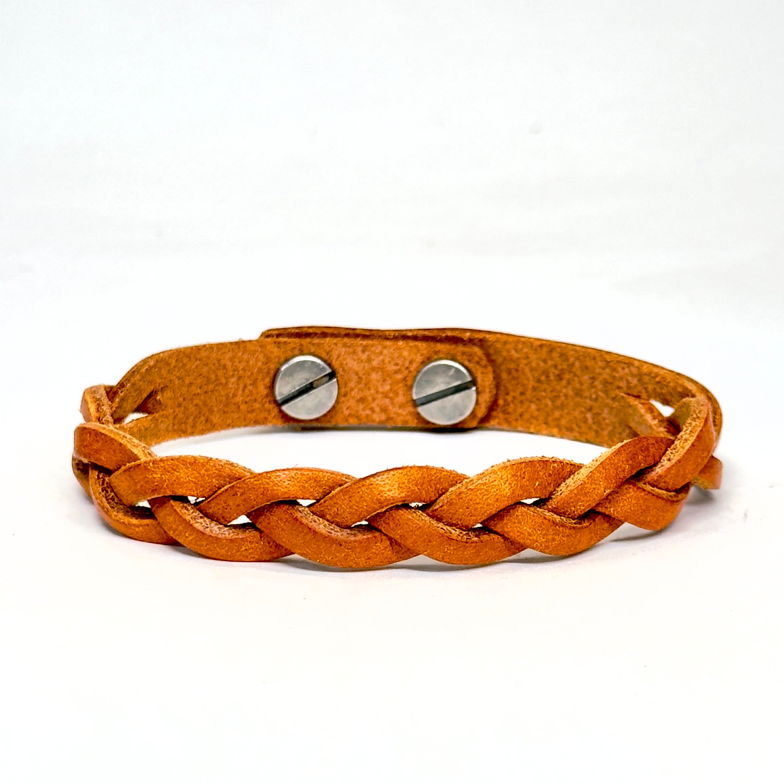 Premium Leather Braid Bracelet
