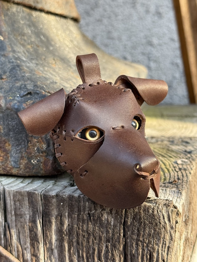 Leather Dog Bag Charm